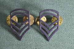 Лычки, знак различия "Техник сержант США". Technical Sergeant, USA. 