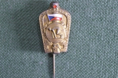 Знак, значок, фрачник "Спортивные соревнования". Чехословакия. 