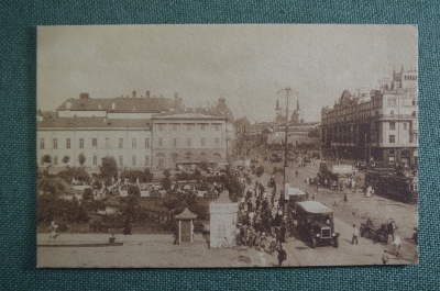 Открытка старинная "Москва. Площадь Свердлова". Мосгублит. 1920 -е годы.