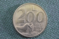 Монета 200 лир 1991 года. Сан-Марино.