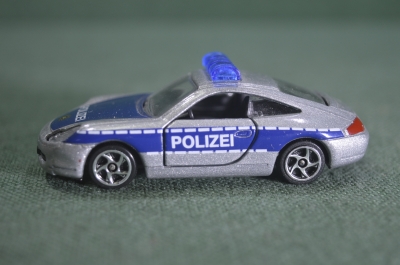 Игрушка машинка модель "Majorette Porsche 996". Полиция. Винтаж.